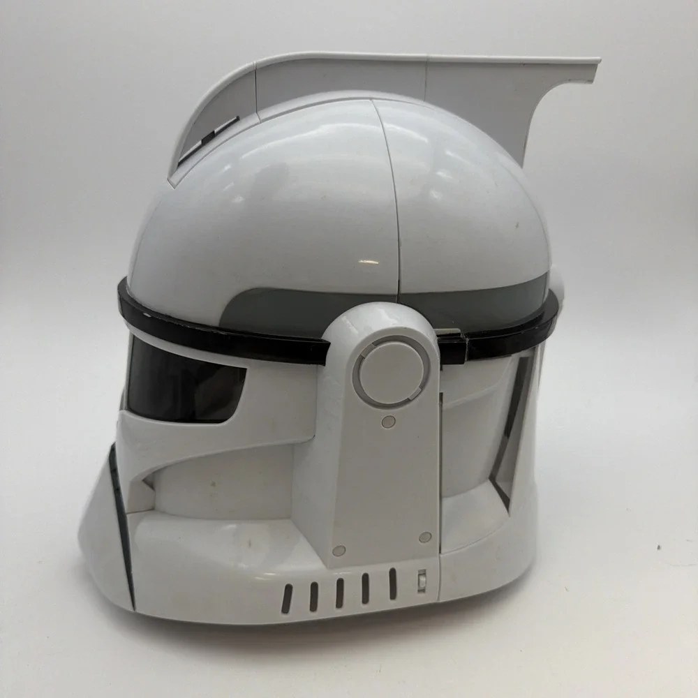 Vtg Star Wars Clone Storm Trooper Talking Voice Changer Helmet 2008 Tested WORKS